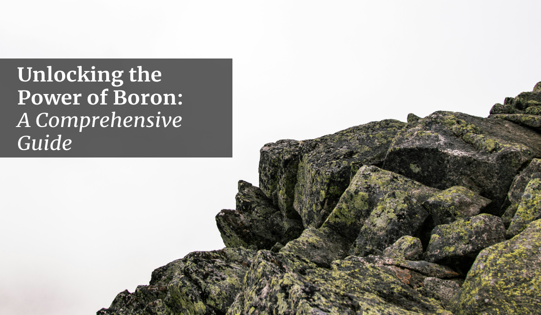 Unlocking the Power of Boron: A Comprehensive Guide