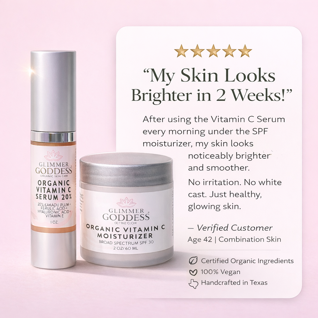 Organic Vitamin C Serum & SPF 30 Moisturizer Duo 5 Organic Vitamin C Serum & SPF 30 Moisturizer Duo - Image 3